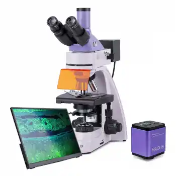 MAGUS Lum D400L LCD Floresan Dijital Mikroskop