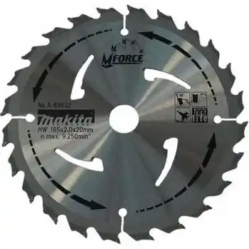 Makita A-89632 5604R,HS6601 Daire Testere için Elmas Testere Bıçağı 165x20mm 24 Diş