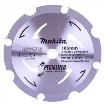 Makita B-20650 5704R,HS7601,M5802M,MT582, DHS710RM2J için Elmas FTG Testere Bıçağı 185x20mm 4 Diş
