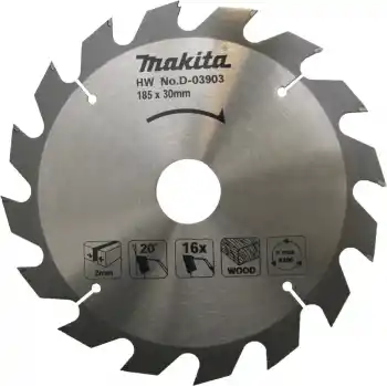 Makita D-03903 Elmas Daire Testere Bıçağı 185x16Diş