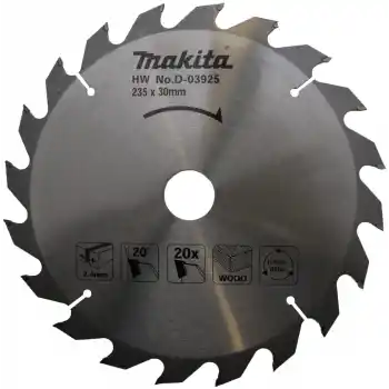 Makita D-03925 Elmas Daire Testere Bıçağı 235x20Diş