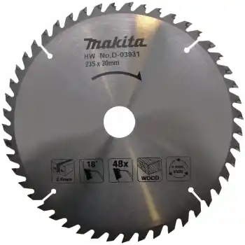 Makita D-03931 Elmas Daire Testere Bıçağı 235x48Diş