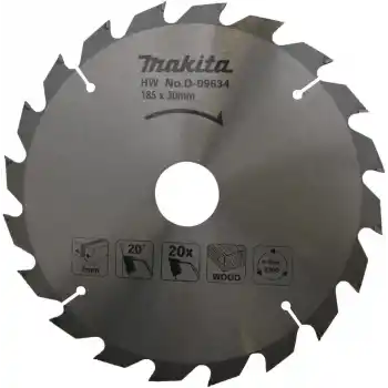 Makita D-09634 Elmas Daire Testere 185x30mm 20 Diş