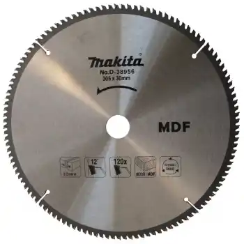 Makita D-38956 Tct Elmas Daire Testere Ahşap-Mdf 305x30mm 120Diş