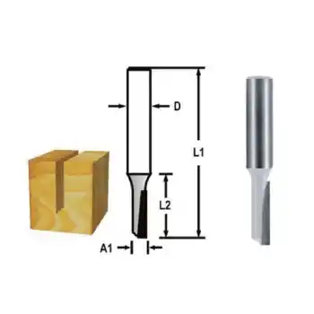 Makita D-47416 Dalma Düz Kanal (Tek Bıçak) Freze Bıçağı 6mm