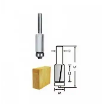 Makita D-47759 Rulmanlı Kenar Alma Freze Bıçağı (Üç Bıçak) 12.7mm