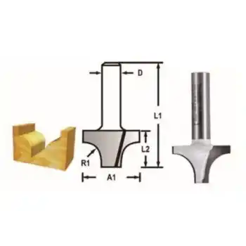 Makita D-48153 Yuvarlak Dalma Freze Bıçağı (Çift Bıçak)