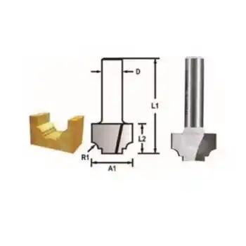 Makita D-48240 Klasik Dalma Kesme Freze Bıçağı (Çift Bıçak)