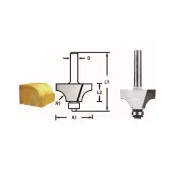 Makita D-48452 Rulmanlı Profil Freze Bıçağı (Çift Bıçak)