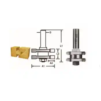 Makita D-48935 Oluk Açma Freze Bıçağı (Dört Bıçak)