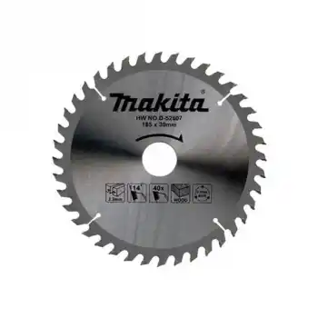 Makita D-52607-10 Ahşap için Daire Testere 185x30mm 40 Diş
