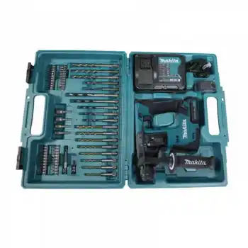 Makita HR140DWAE2 Akülü Kırıcı Delici+65 Parça Uç Seti