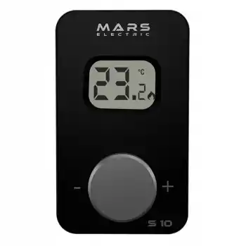 Mars S10 Kablosuz Dijital Oda Termostatı Siyah