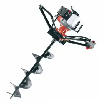 Max-Extra Benzinli Toprak Burgu Makinası + Burgu 150 mm