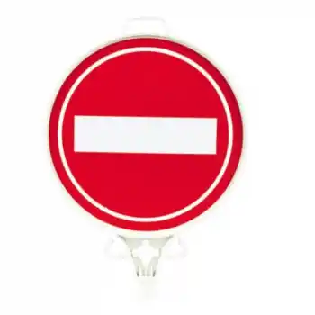 MaxSafety MS1-2904 Yuvarlak Trafik Uyarı Levhası