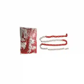 MaxSafety MS1-3120 6mm kırmızı Beyaz Trafik Zinciri