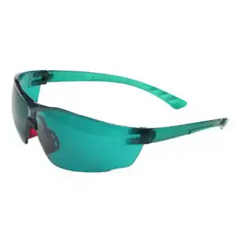 MaxSafety S1100 Quattro Buğulanmaz Yeşil Cam Gözlük