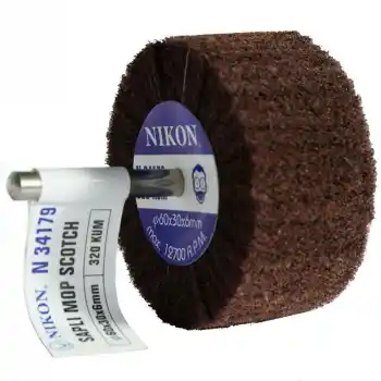 Nikon N34179 60x30x6mm 320 Kum Non Woven Saplı Mop Zımpara