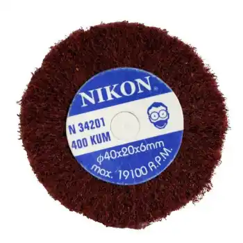 Nikon NIK34201 40x20x6mm 400 Kum Non Woven Saplı Mop Zımpara