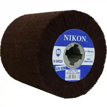 Nikon NIK34233 100x100x19mm 120 Kum Non Woven Kanallı Mop Zımpara