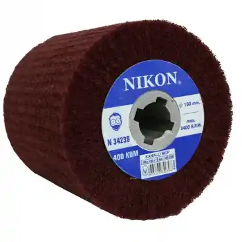 Nikon NIK34239 100x100x19mm 400 Kum Non Woven Kanallı Mop Zımpara