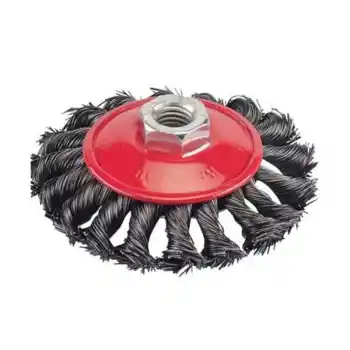 Partner PT03028 M10*75mm Gri Burma Telli Daire Fırça