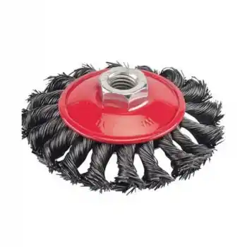 Partner PT03028 M10*75mm Gri Burma Telli Daire Fırça