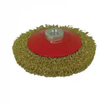 Partner PT03032 M14*115mm Sarı Telli Daire Fırça