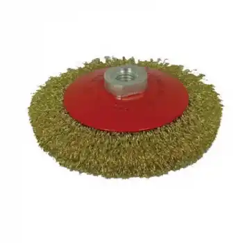 Partner PT03032 M14*115mm Sarı Telli Daire Fırça