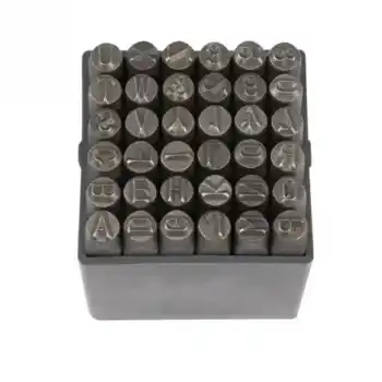 Partner PT03040 2mm 36 Parça Çelik Harf Ve Rakam