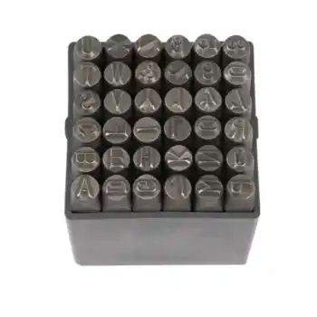 Partner PT03046 10mm 36 Parça Çelik Harf Ve Rakam