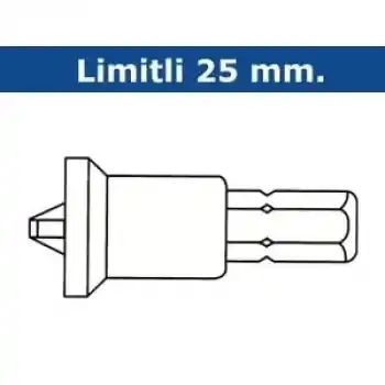 Proscr SCR03251 PH2 25mm Limitli Yıldız Bits Ucu