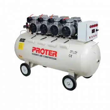 Proter 200 Lt 4 Hp Sessiz Yağsız Panolu Hava Kompresörü