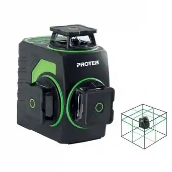 Proter PL 360 LS 3x360° Akülü Yeşil Lazer Hizalama