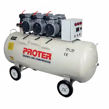 Proter PR 203 S 200 Lt 3 Hp Sessiz Yağsız Hava Kompresörü