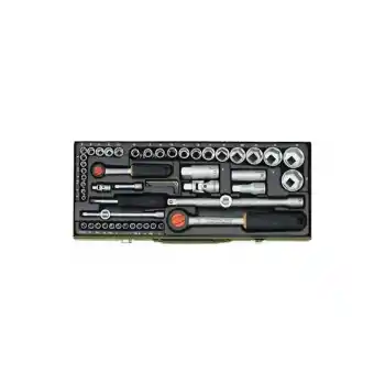 Proxxon 23040 1/4 ve 1/2 56 Parçalı Lokma ve Bits Takımı
