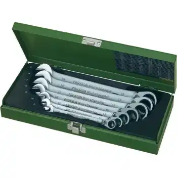 Proxxon 23124 7 Parçalı Cırcırlı Kombine Anahtar Takım