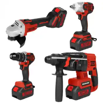 Repton RP 1380 Akülü Kombo 4 Lü El Aleti Seti