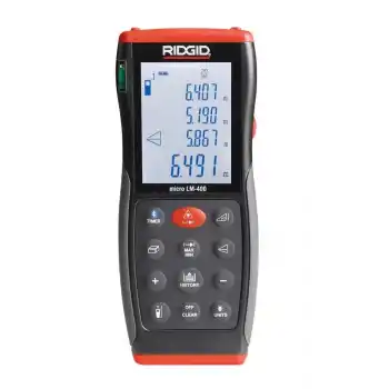 Ridgid 36813 Micro LM-400 Gelişmiş Lazer Metre 70 Metre (Android ve İOS uyumlu)