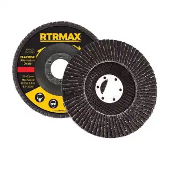 Rtrmax RDF11580 115mm 80 Kum Alüminyum Oksit Flap Disk