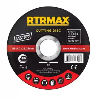 Rtrmax RDM18030 180x3.0x22 Metal Kesme Diski