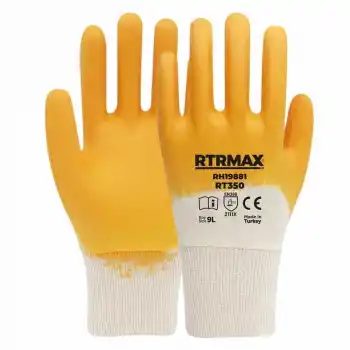 Rtrmax RH19882 RT350 NO:10 Nitril Kaplı Pamuk Eldiven