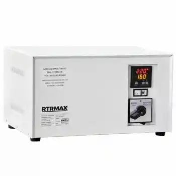 Rtrmax RTM5902 2Kva Monofaze Servo Kontrollü Voltaj Regülatörü