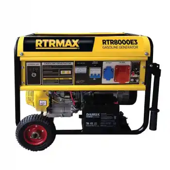 Rtrmax RTR8000E3 7.5 kVA Trifaze Marşlı Benzinli Jeneratör