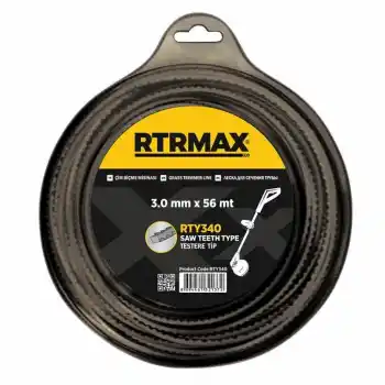 Rtrmax RTY343 3.3mmx46m Gri Testere Tırpan Misinası