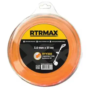 Rtrmax RTY359 4,0mmx32m Turuncu Burgulu Tırpan Misinası