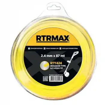 Rtrmax RTY430 3.0mmx56m Tırpan Misinası Sarı Altıköşe