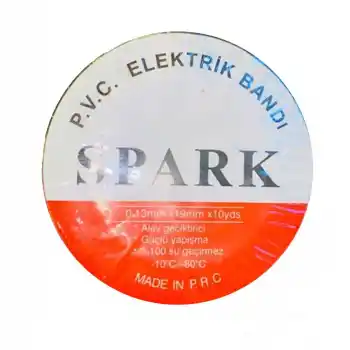 Spark Siyah Elektrik Bandı 13X19mm