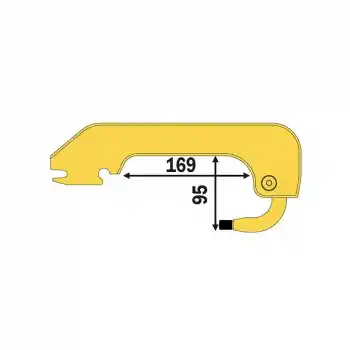Telwin TW803170 CA2 C ARM L=95mm Punta Çenesi