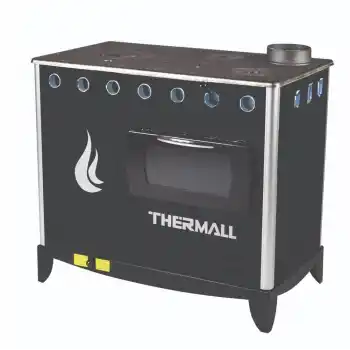 Thermall T-20 Anadolu Sıcak Hava Üflemeli Kovalı Kuzineli Emaye Soba